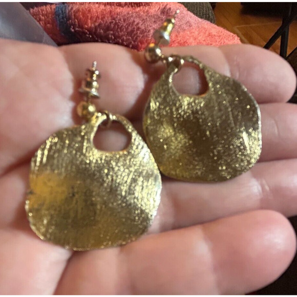 Vintage 1960s Butterfly Drop Earrings - Picture 9 of 16